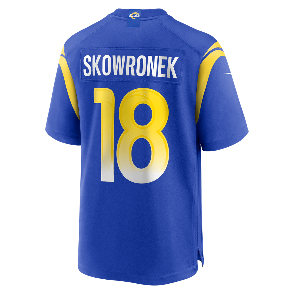 Men's Nike Los Angeles Rams Ben Skowronek Royal Game NFL Jersey