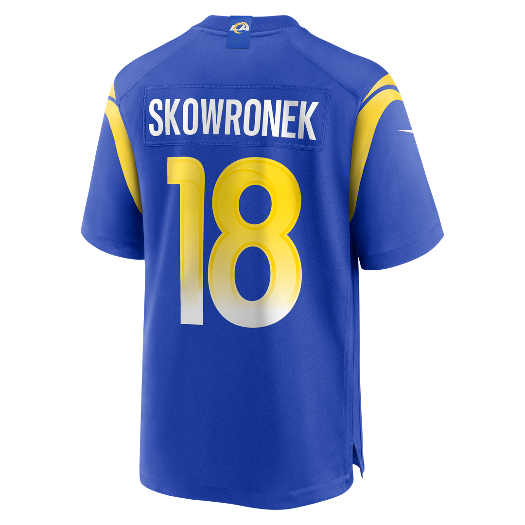 Men's Nike Los Angeles Rams Ben Skowronek Royal Game NFL Jersey