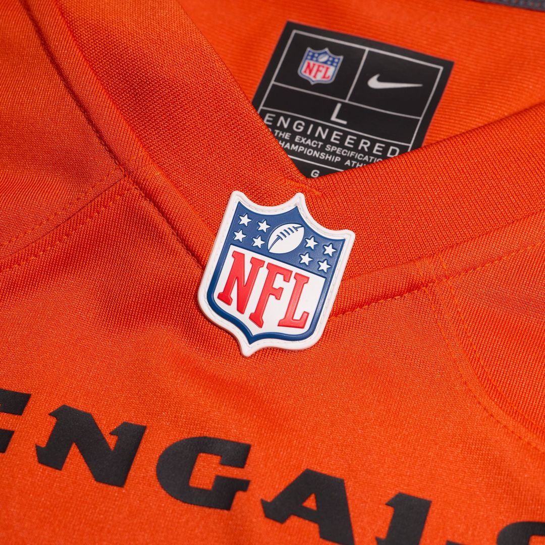 Men's Nike Cincinnati Bengals Joe Burrow Orange Alternate Game NFL Jersey