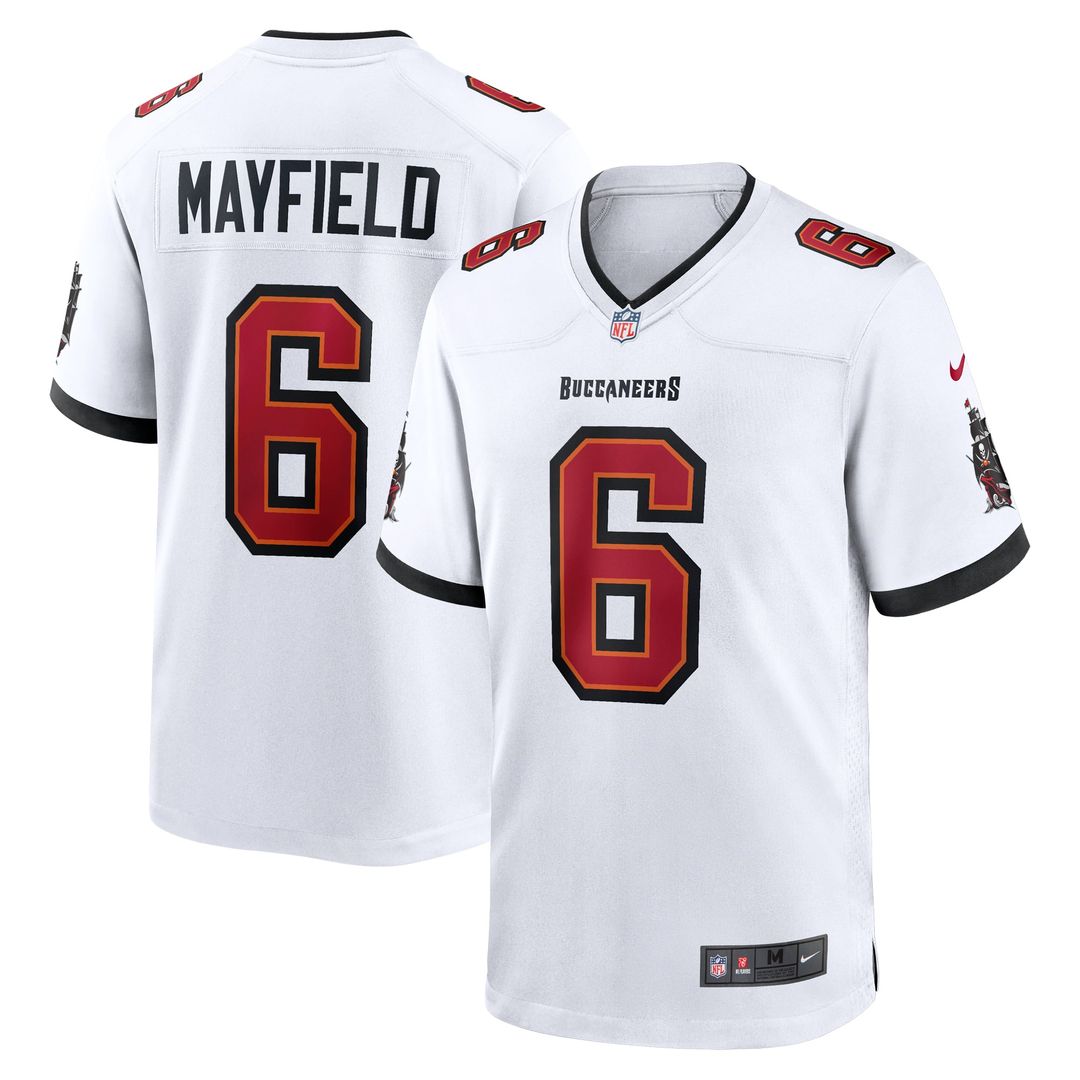 Men's Nike Tampa Bay Buccaneers Baker Mayfield Red Team Game NFL Jersey
