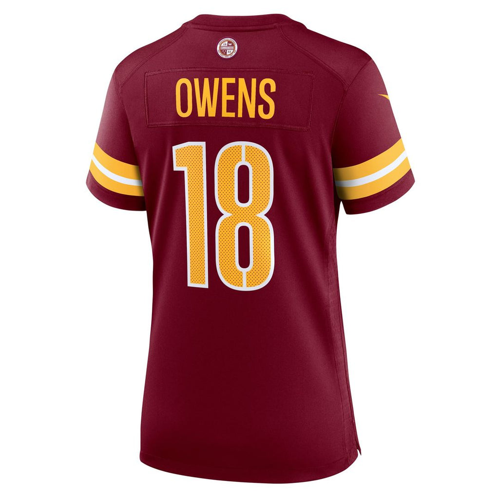 Women's Nike Washington Commanders Tyler Owens Burgundy Team Game NFL Jersey