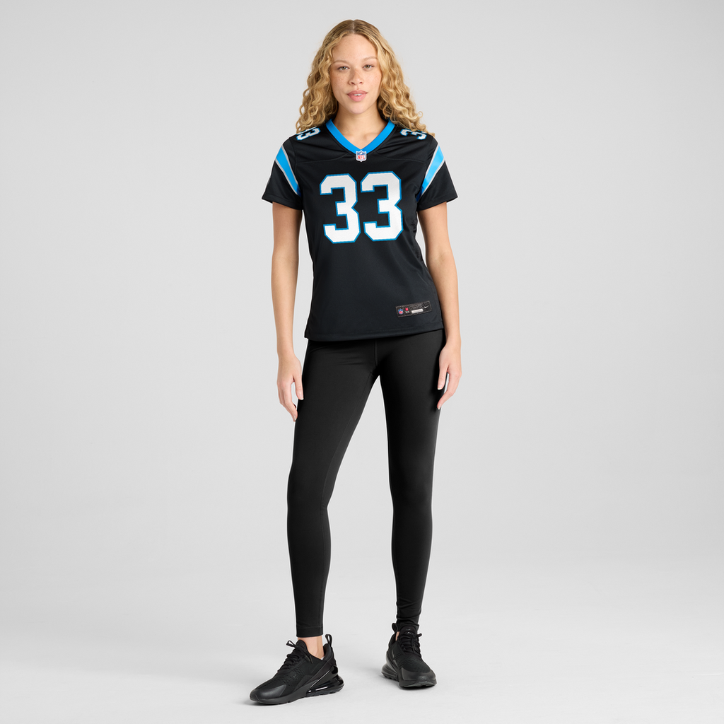 Women's Nike Carolina Panthers Robert Rochell Black Team Game NFL Jersey