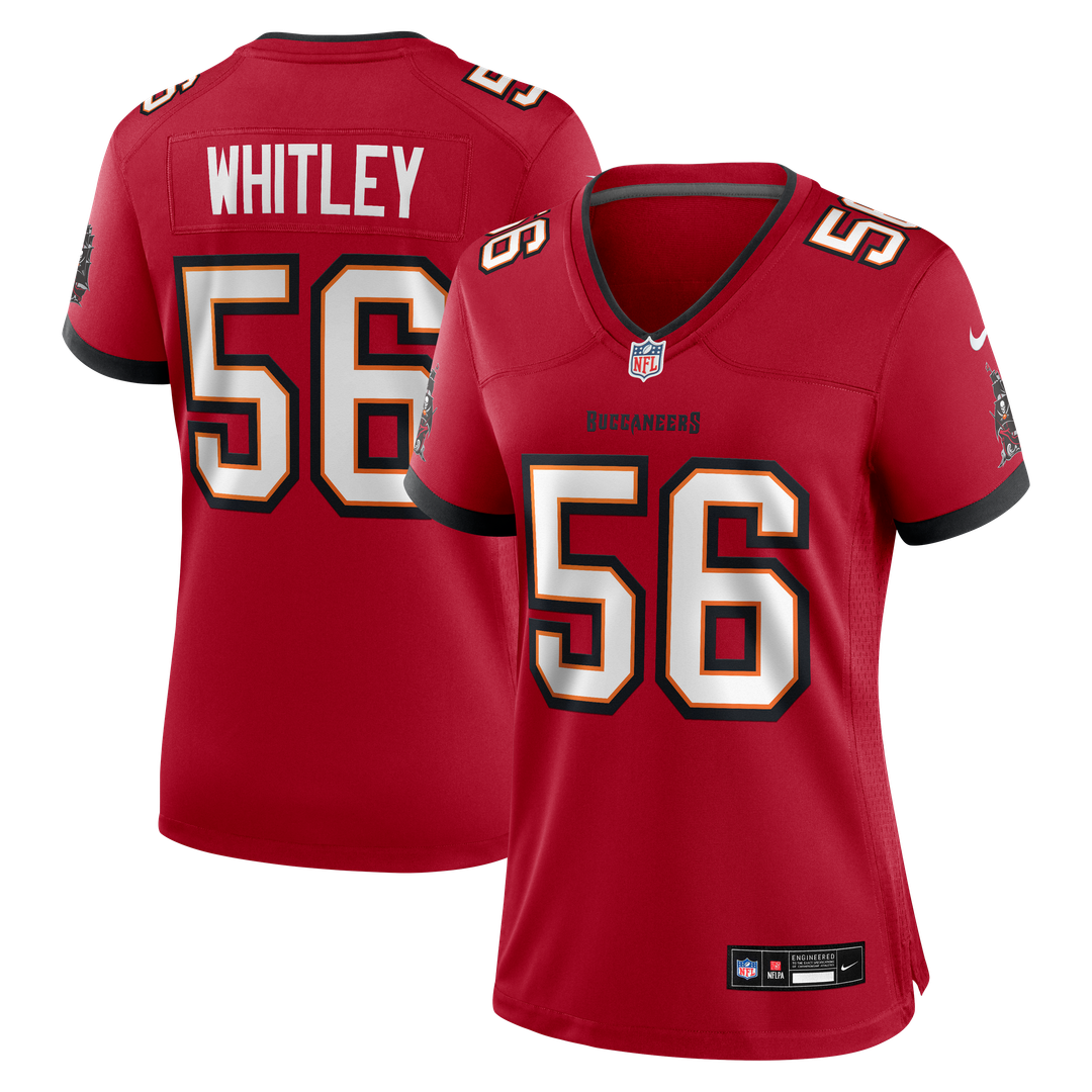 Women's Nike Tampa Bay Buccaneers Benton Whitley Red Team Game NFL Jersey
