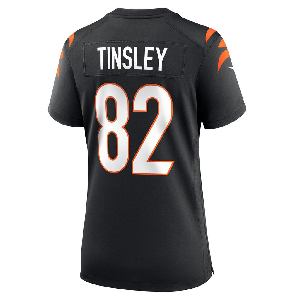 Women's Nike Cincinnati Bengals Mitchell Tinsley Black Team Game NFL Jersey