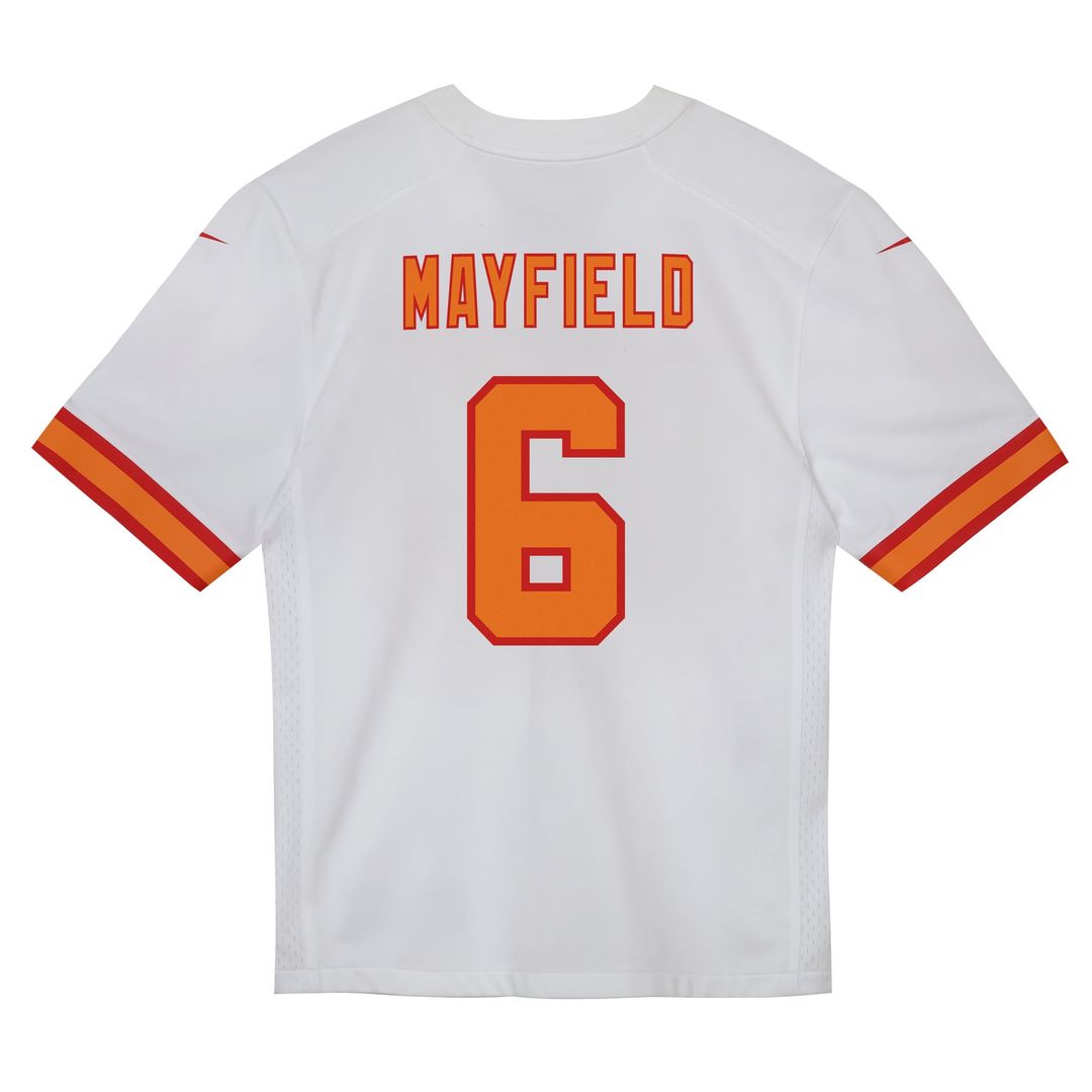 Preschool Nike Tampa Bay Buccaneers Baker Mayfield Pewter Alternate Game NFL Jersey
