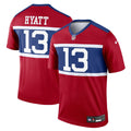 Men's Nike New York Giants Jalin Hyatt Red Legend Player NFL Performance Top