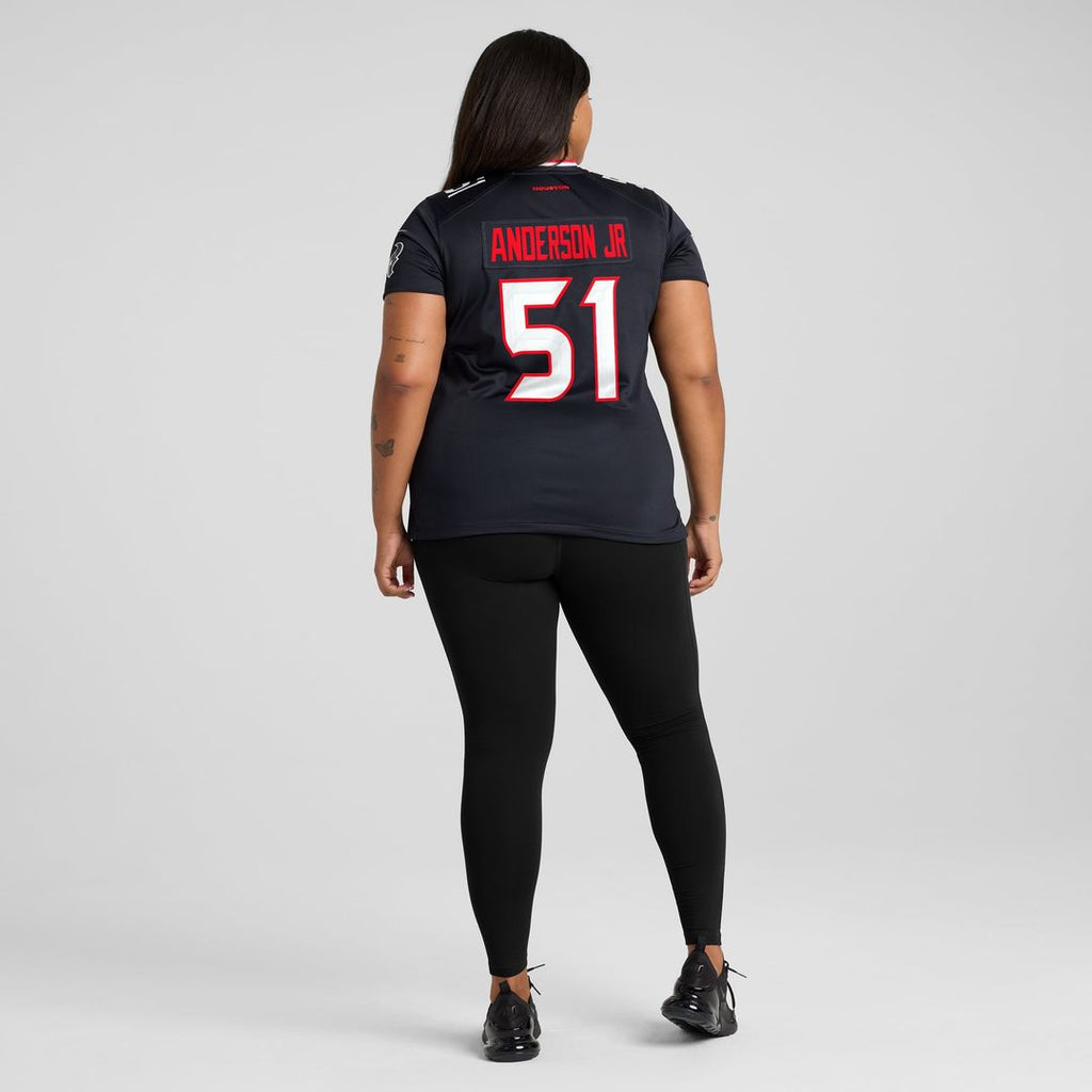 Women's Nike Houston Texans Will Anderson Jr. White Game NFL Jersey