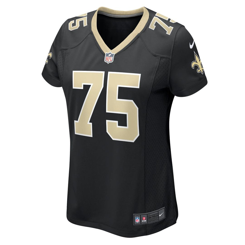 Women's Nike New Orleans Saints Taliese Fuaga Black Game NFL Jersey
