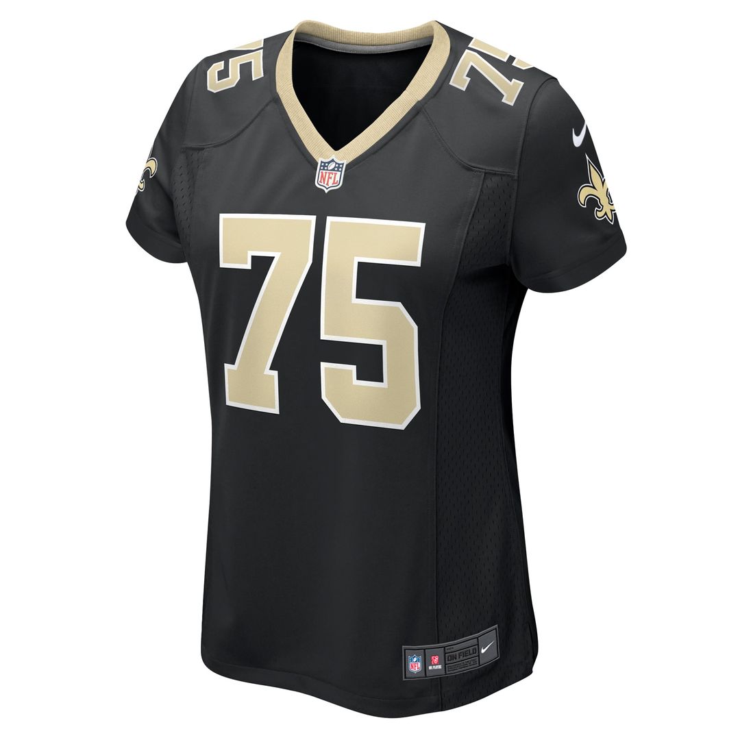 Women's Nike New Orleans Saints Taliese Fuaga Black Game NFL Jersey