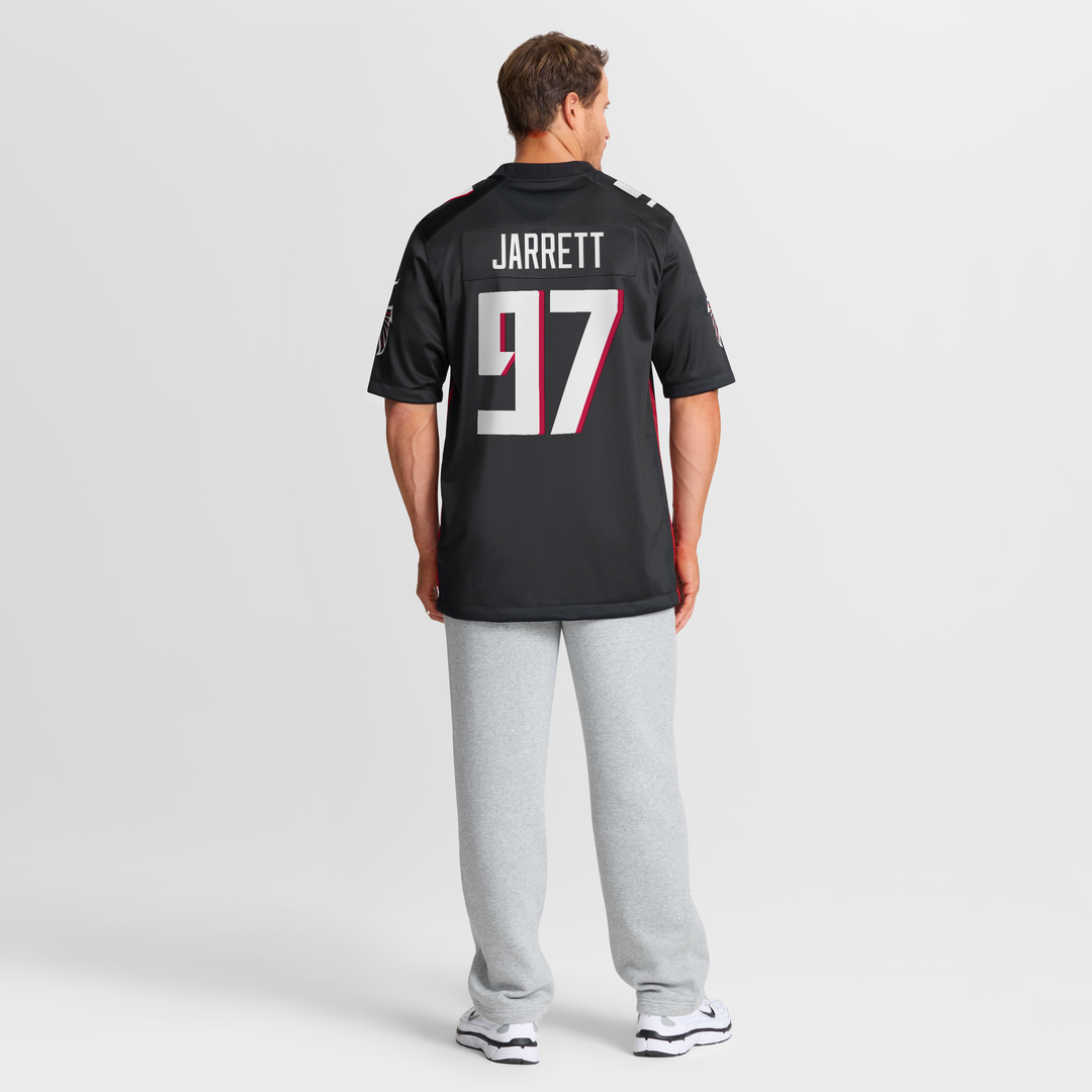 Men's Nike Atlanta Falcons Grady Jarrett Black Game Player NFL Jersey
