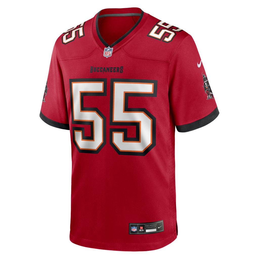 Men's Nike Tampa Bay Buccaneers Derrick Brooks Red Game Retired Player NFL Jersey