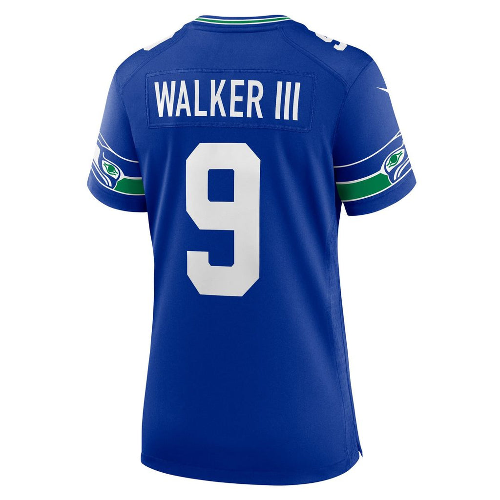 Women's Nike Seattle Seahawks Kenneth Walker III Royal Player NFL Jersey