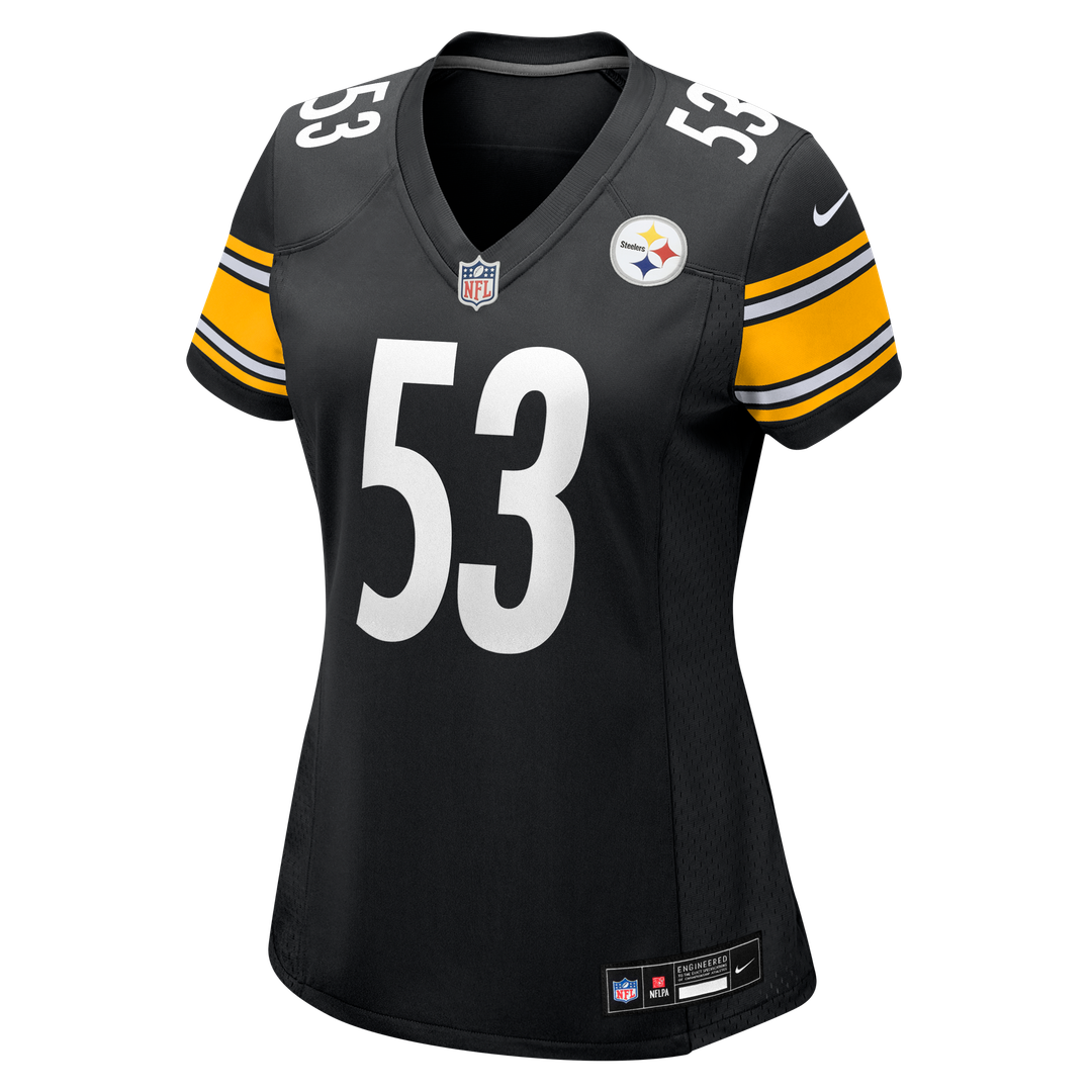 Women's Nike Pittsburgh Steelers JaWhaun Bentley Black Team Game NFL Jersey