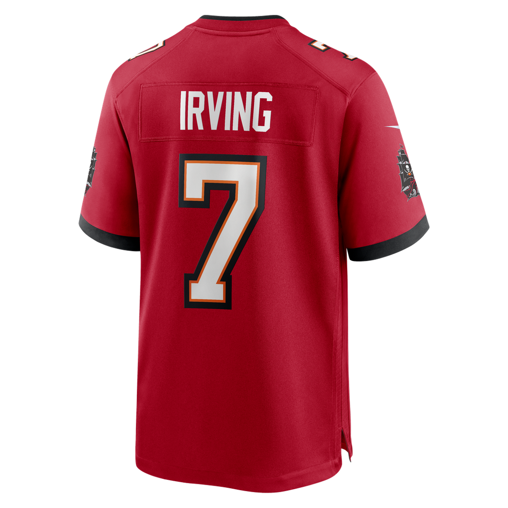 Men's Nike Tampa Bay Buccaneers Bucky Irving White Game NFL Jersey