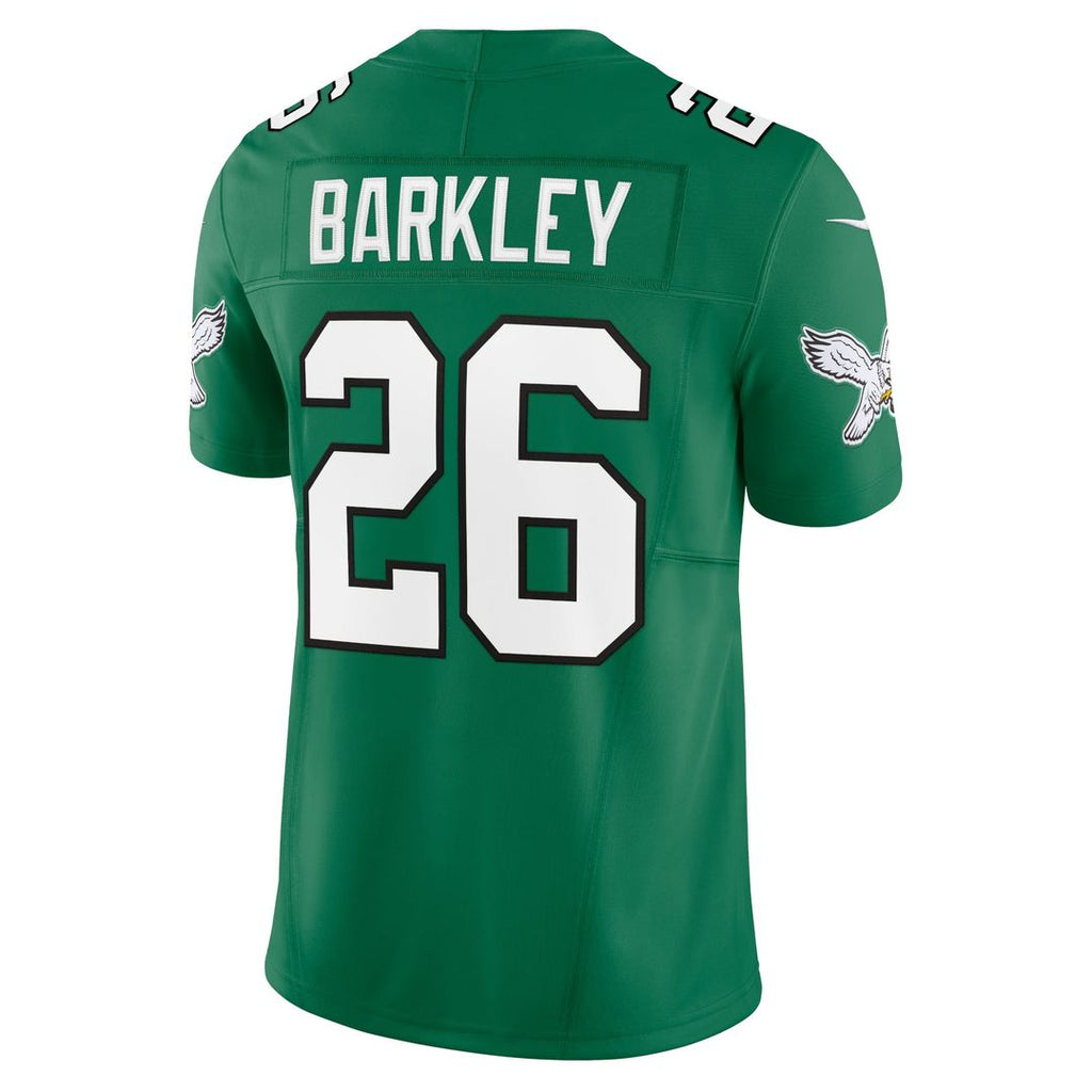 Men's Nike Philadelphia Eagles Saquon Barkley White Vapor F.U.S.E. Limited NFL Jersey