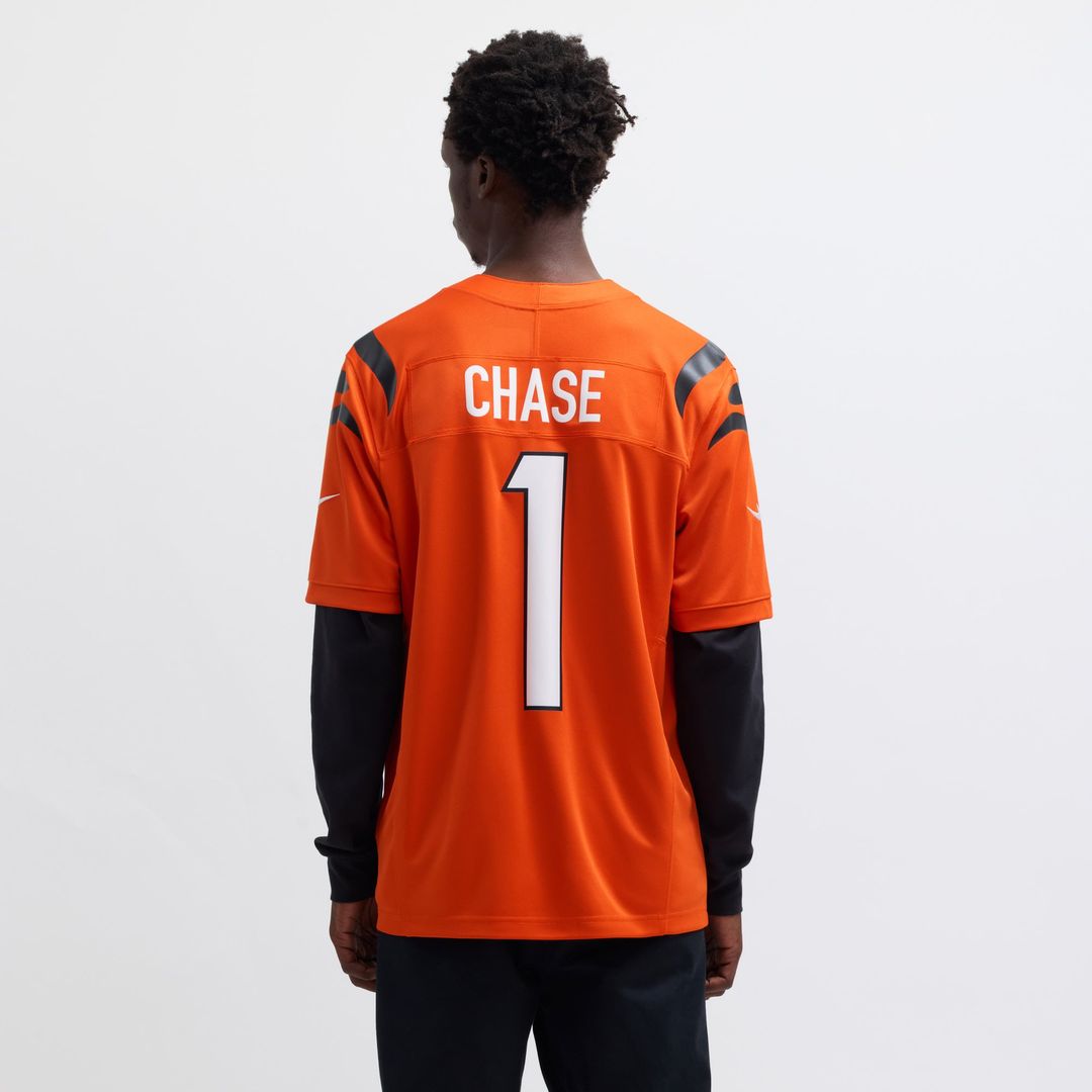 Men's Nike Cincinnati Bengals Ja'Marr Chase Black Vapor F.U.S.E. Limited NFL Jersey