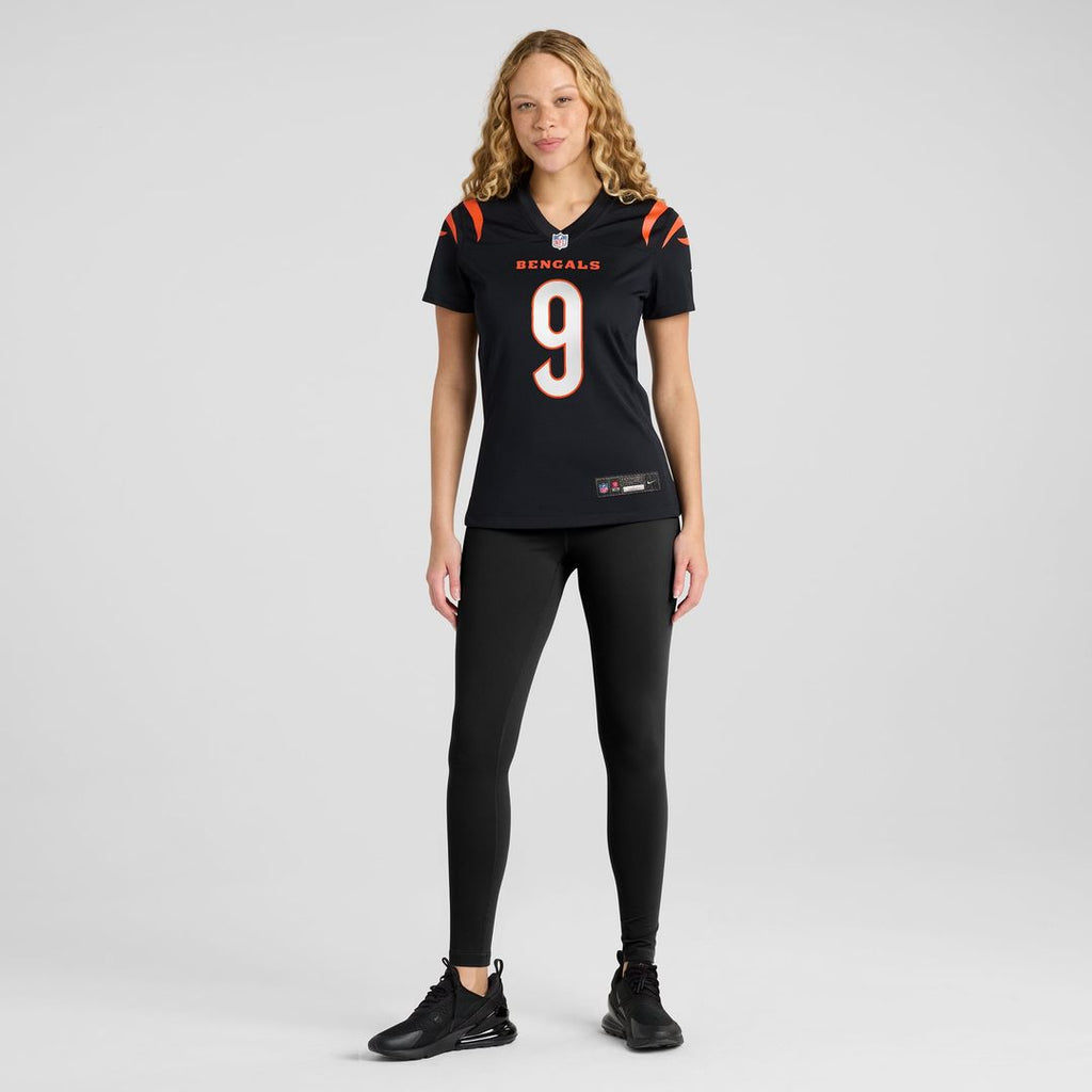 Women's Nike Cincinnati Bengals Joe Burrow Black Player Game NFL Jersey
