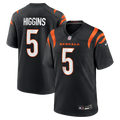 Men's Nike Cincinnati Bengals Tee Higgins Black Game Player NFL Jersey