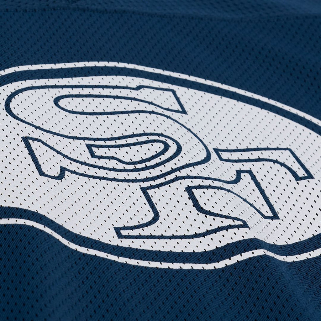 Men's Mitchell & Ness San Francisco 49ers Jerry Rice Navy x Levi's Unisex Legacy NFL Jersey