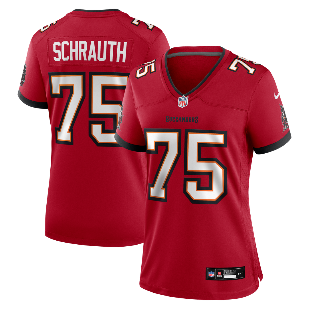 Women's Nike Tampa Bay Buccaneers Billy Schrauth Red Team Game NFL Jersey
