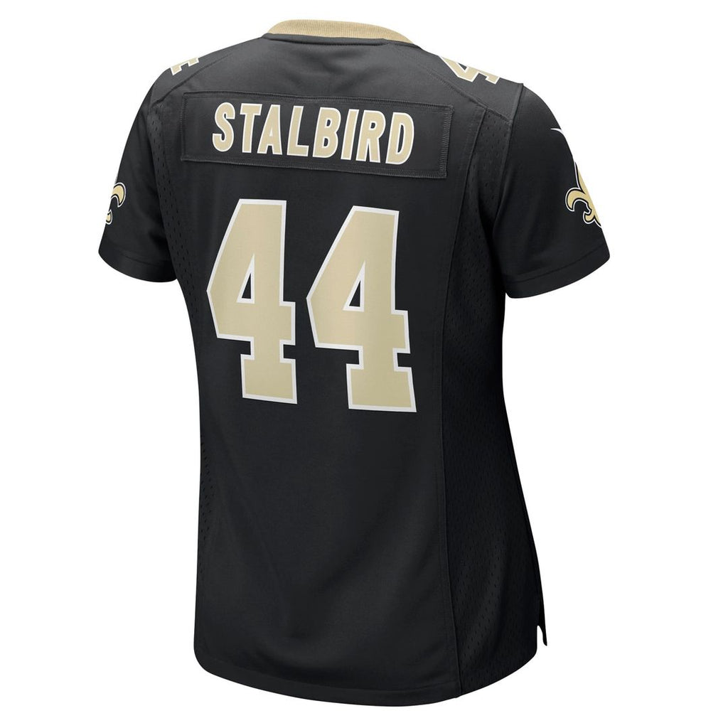 Women's Nike New Orleans Saints Isaiah Stalbird Black Team Game NFL Jersey