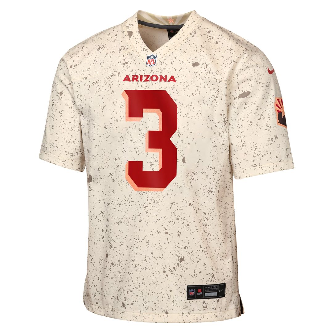 Youth Nike Arizona Cardinals Budda Baker Natural 2025 Rivalries Collection Game NFL Jersey