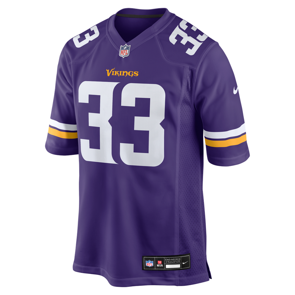 Men's Nike Minnesota Vikings Aaron Jones Purple Game Player NFL Jersey