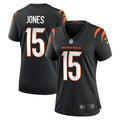 Women's Nike Cincinnati Bengals Charlie Jones Black Team Game NFL Jersey