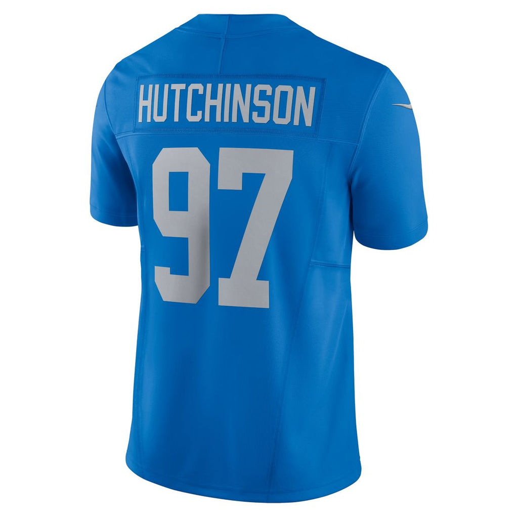 Men's Nike Detroit Lions Aidan Hutchinson White Vapor F.U.S.E. Limited NFL Jersey