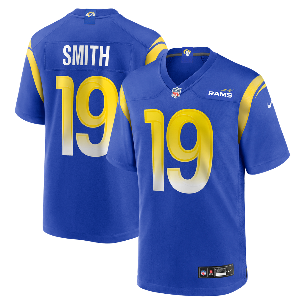 Men's Nike Los Angeles Rams Xavier Smith Royal Home Game NFL Jersey