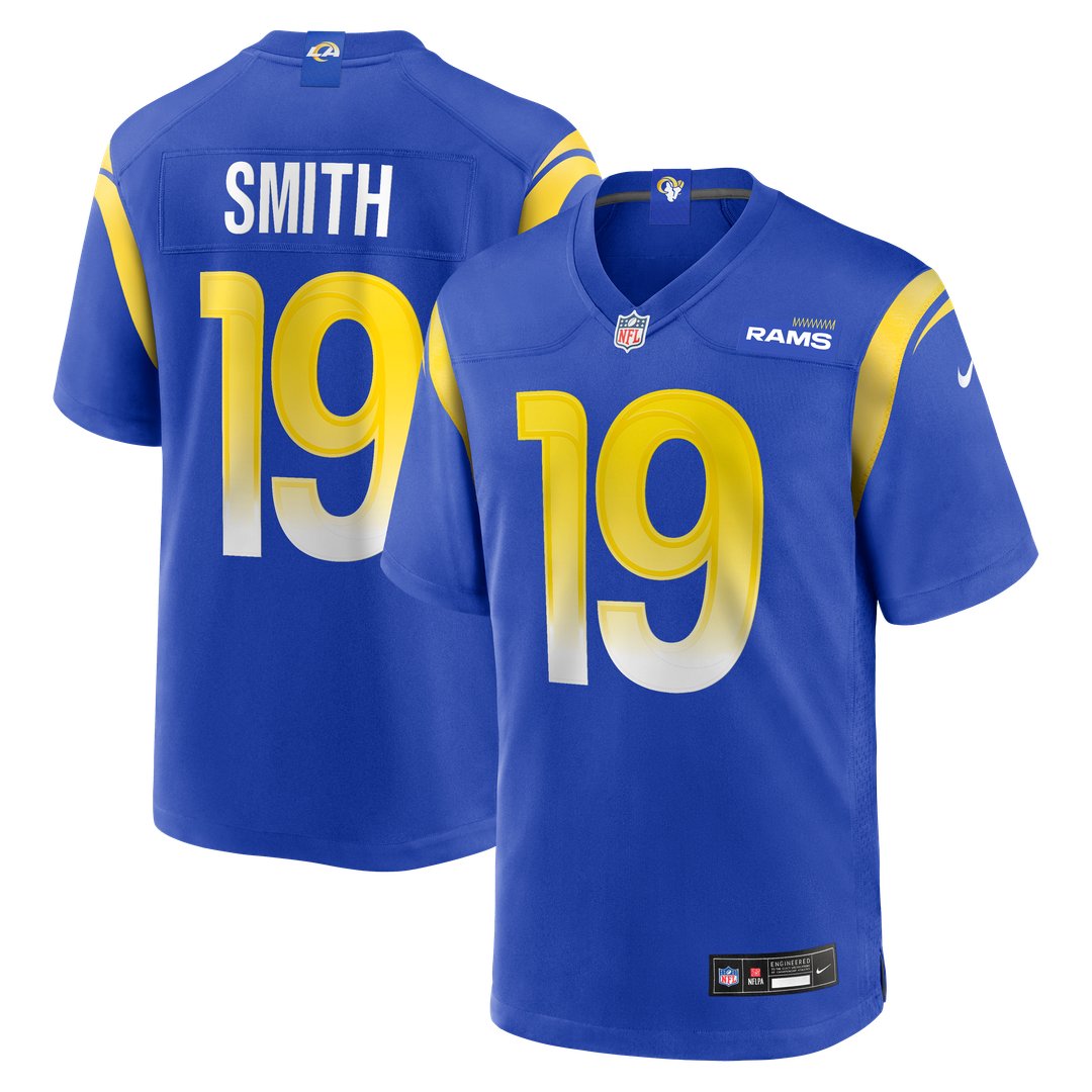 Men's Nike Los Angeles Rams Xavier Smith Royal Home Game NFL Jersey