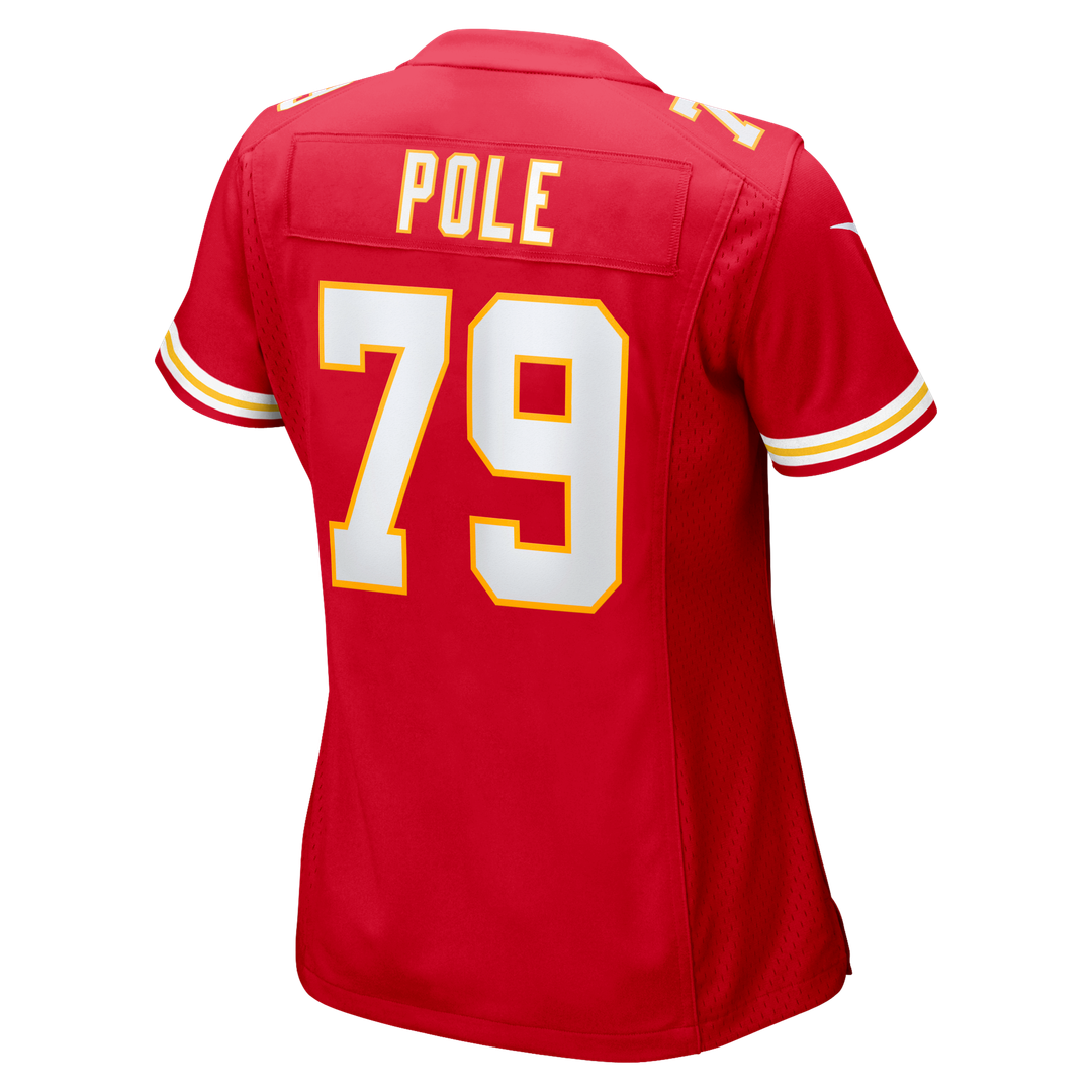 Women's Nike Kansas City Chiefs Esa Pole Red Team Game NFL Jersey