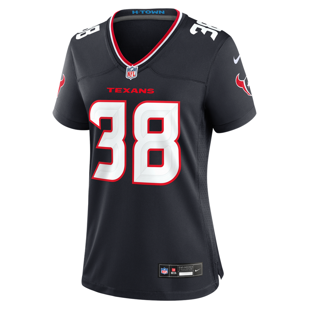 Women's Nike Houston Texans Kai Kroeger Navy Team Game NFL Jersey
