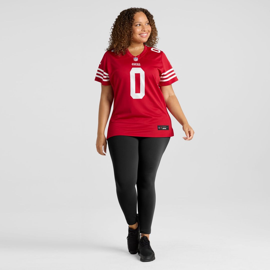 Women's Nike San Francisco 49ers Renardo Green Scarlet Team Game NFL Jersey