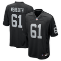 Men's Nike Las Vegas Raiders Jordan Meredith Black Game Player NFL Jersey