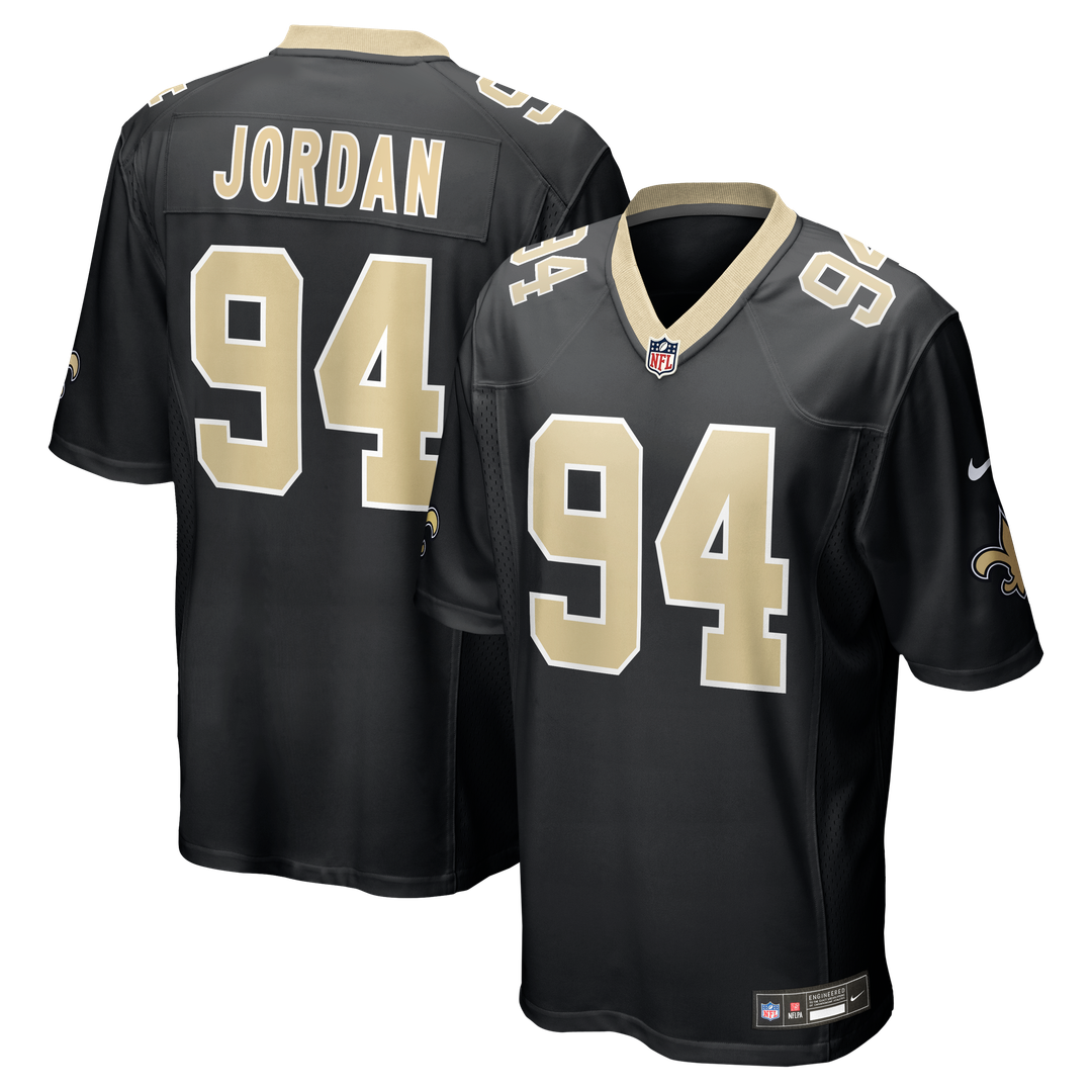 Men's Nike New Orleans Saints Cameron Jordan Black Game NFL Jersey