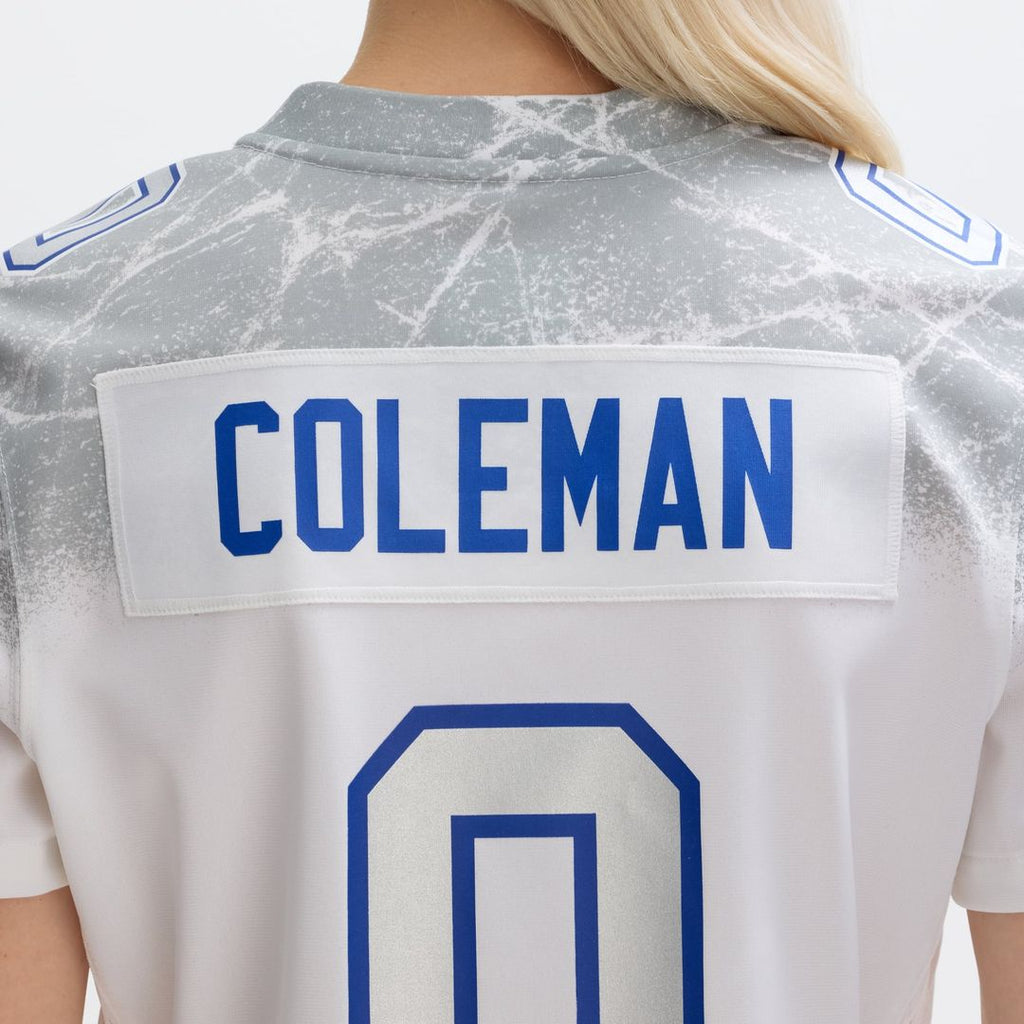 Women's Nike Buffalo Bills Keon Coleman White 2025 Rivalries Collection Game NFL Jersey