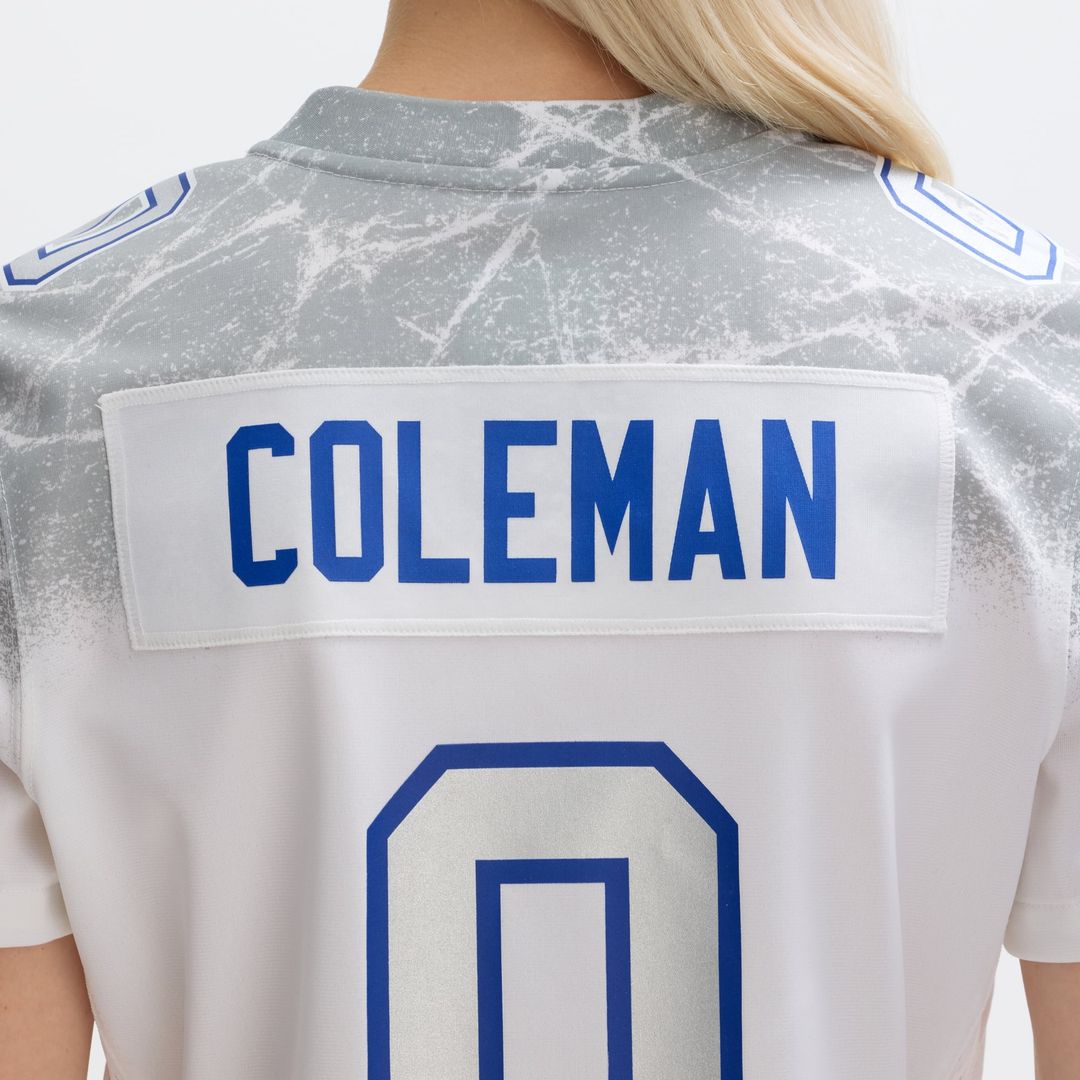 Women's Nike Buffalo Bills Keon Coleman White 2025 Rivalries Collection Game NFL Jersey