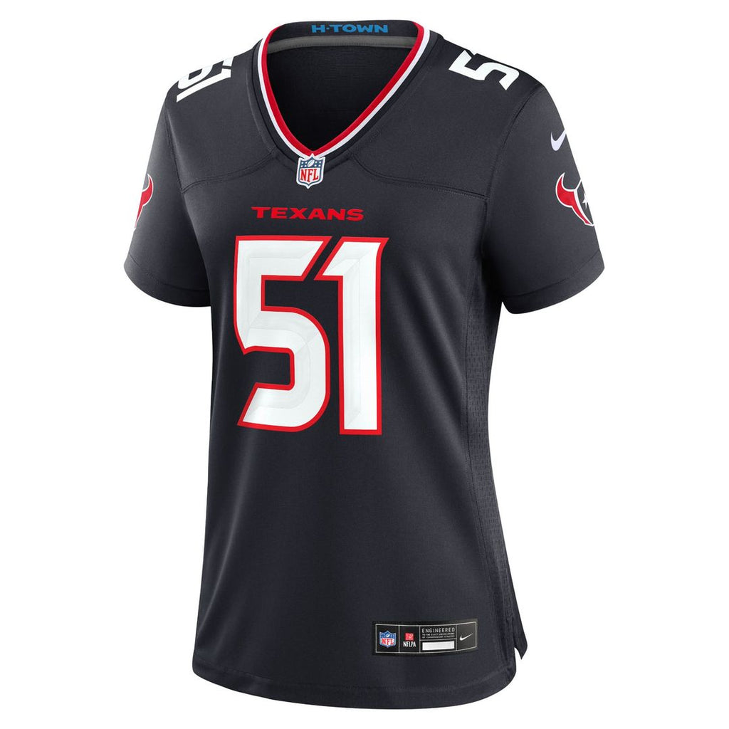 Women's Nike Houston Texans Will Anderson Jr. White Game NFL Jersey