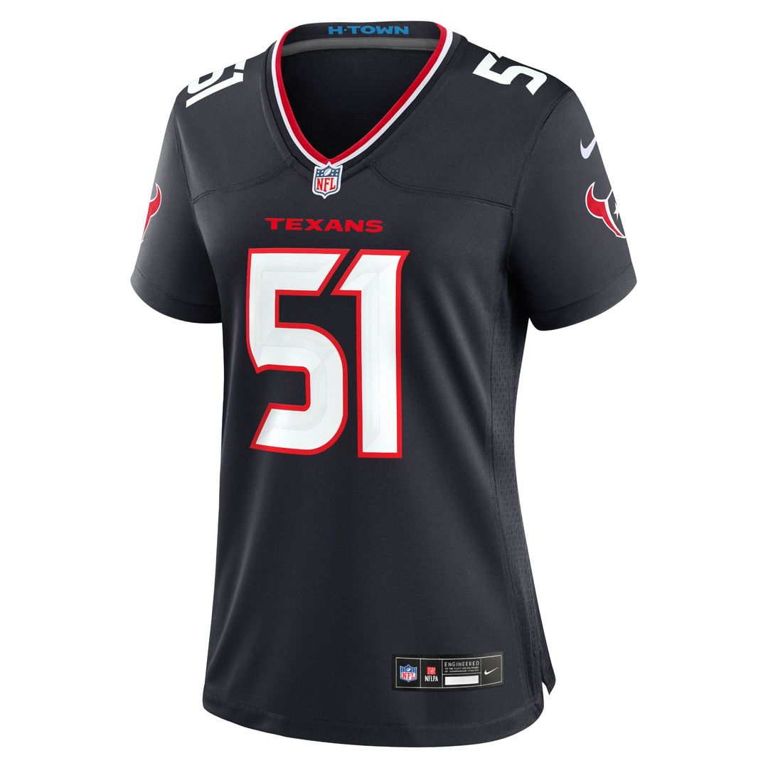 Women's Nike Houston Texans Will Anderson Jr. White Game NFL Jersey