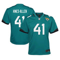 Youth Nike Jacksonville Jaguars Josh Hines-Allen Teal Game NFL Jersey