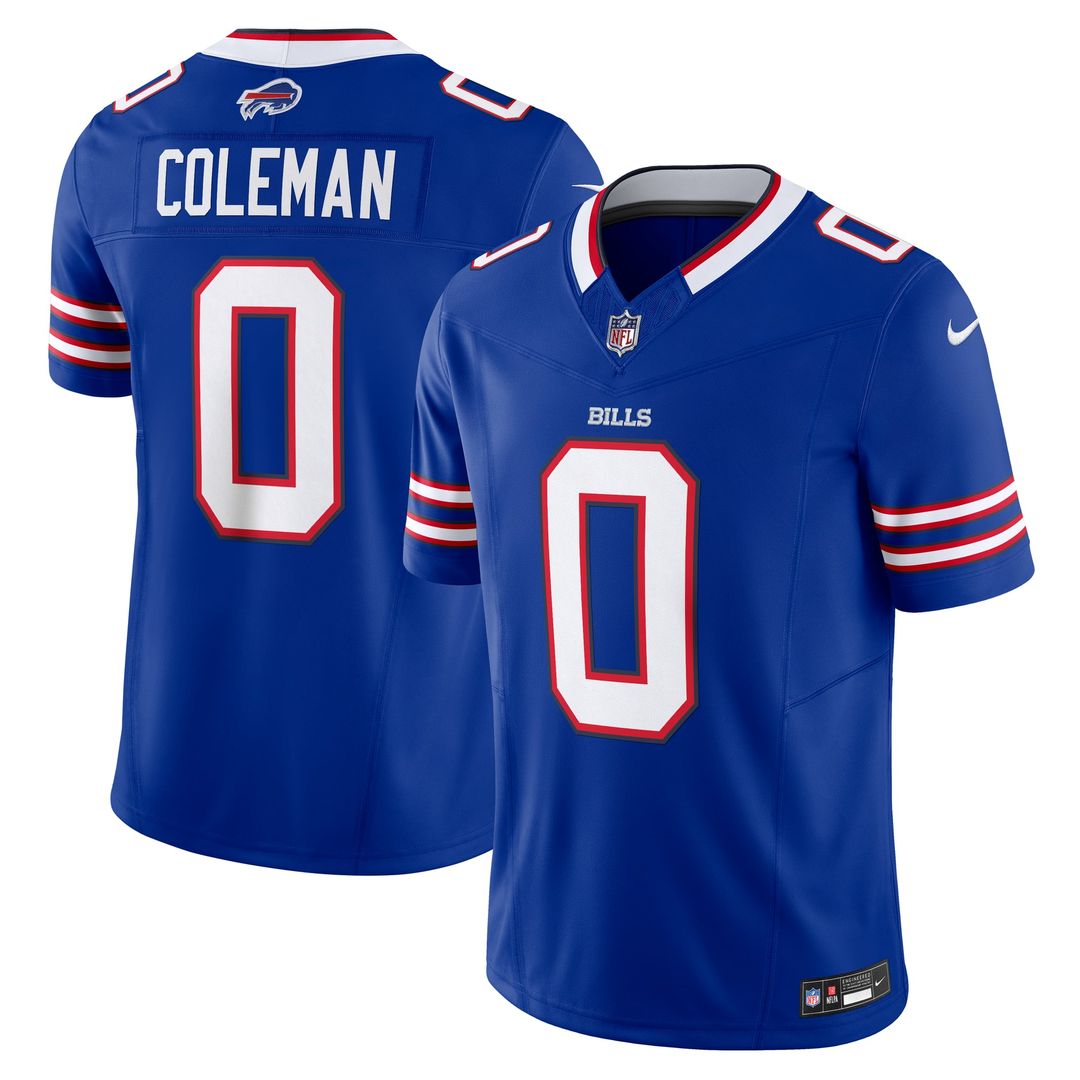 Men's Nike Buffalo Bills Keon Coleman Red Alternate Vapor F.U.S.E. Limited NFL Jersey