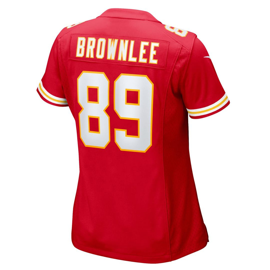 Women's Nike Kansas City Chiefs Jason Brownlee Red Team Game NFL Jersey