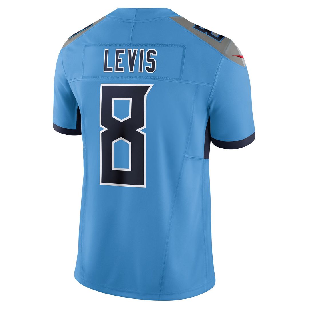 Men's Nike Tennessee Titans Will Levis Light Blue Alternate Vapor F.U.S.E. Limited NFL Jersey