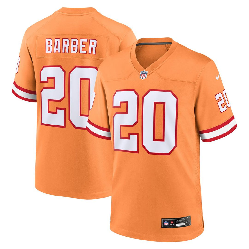Men's Nike Tampa Bay Buccaneers Ronde Barber Orange Retired Player Alternate Game NFL Jersey