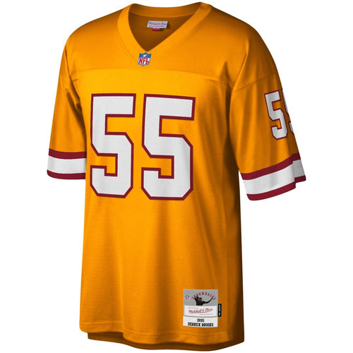 Men's Big & Tall Mitchell & Ness Tampa Bay Buccaneers Derrick Brooks Orange 1995 Legacy Retired Player NFL Jersey