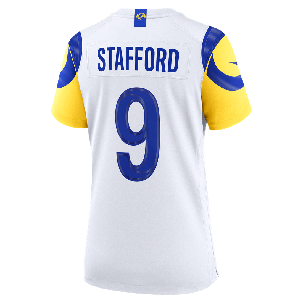 Women's Nike Los Angeles Rams Matthew Stafford White Game NFL Jersey