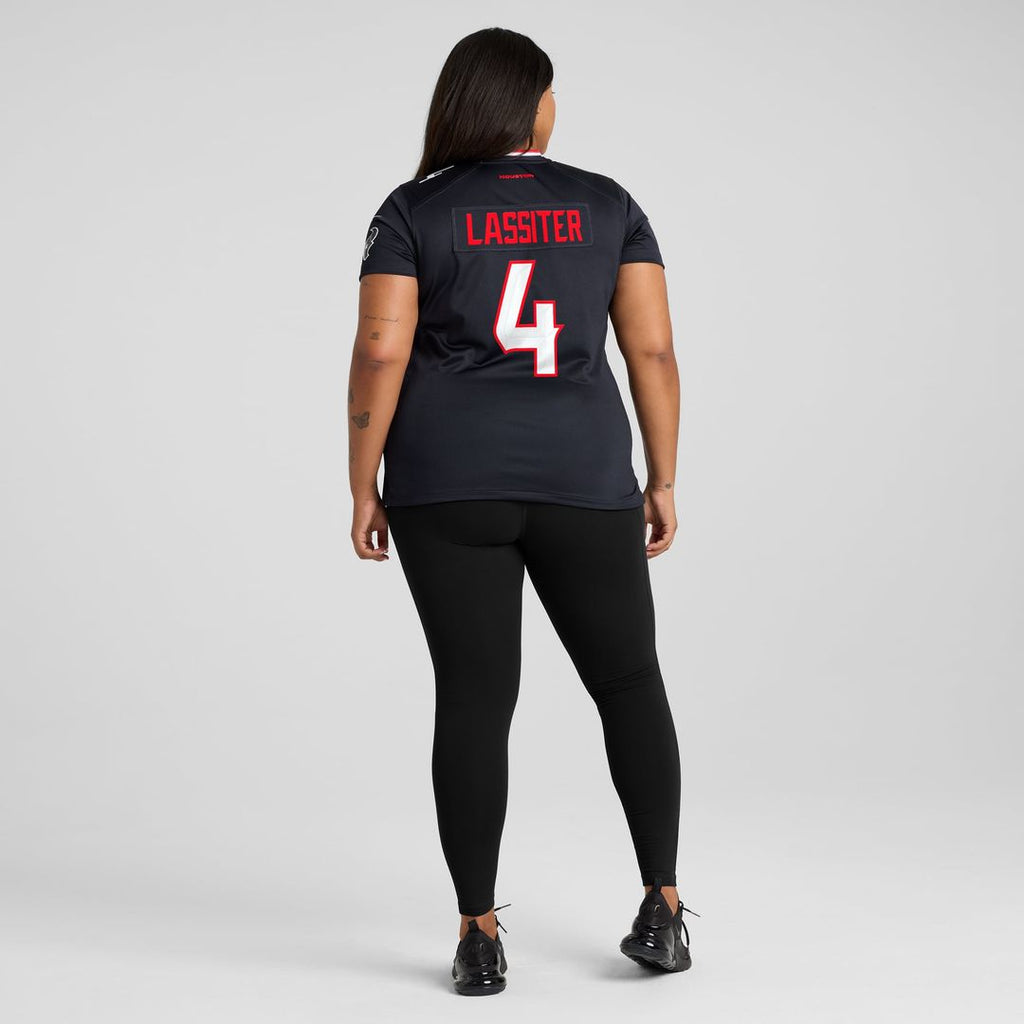 Women's Nike Houston Texans Kamari Lassiter Navy Team Game NFL Jersey