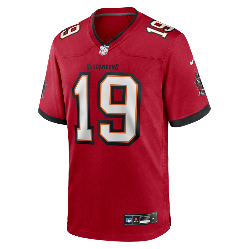 Men's Nike Tampa Bay Buccaneers Keyshawn Johnson Red Game Retired Player NFL Jersey
