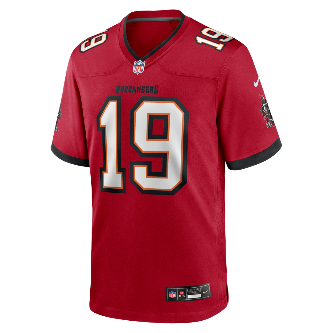 Men's Nike Tampa Bay Buccaneers Keyshawn Johnson Red Game Retired Player NFL Jersey